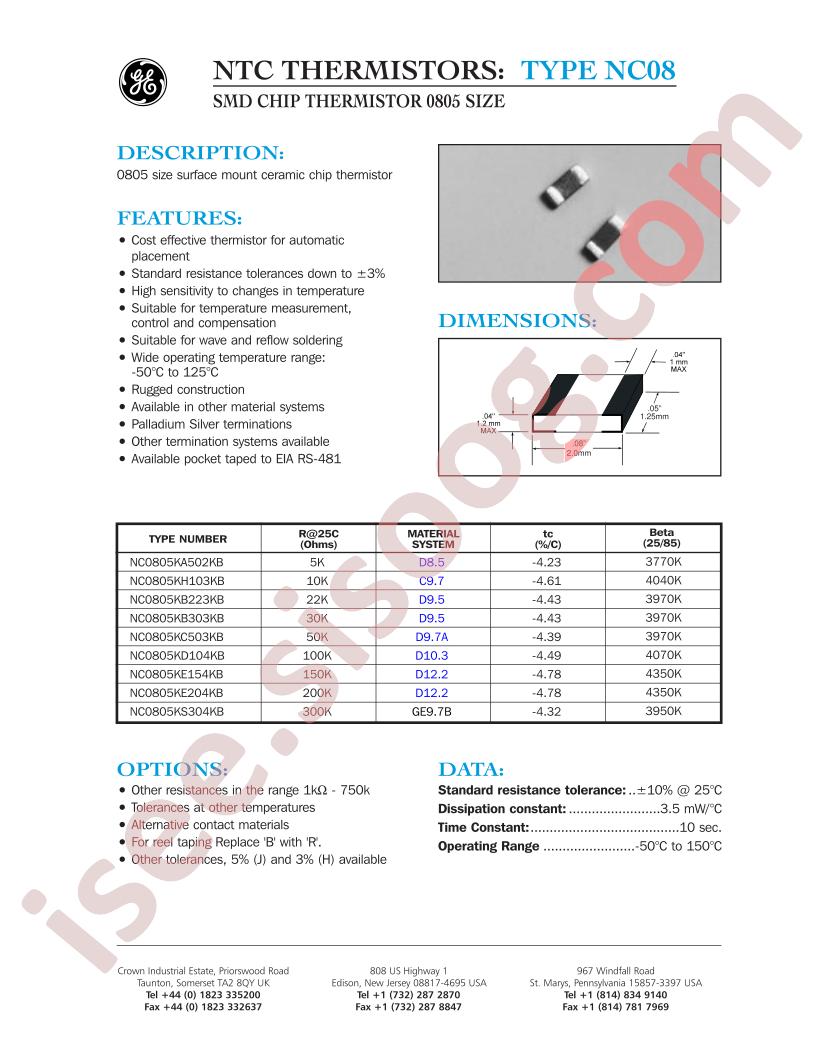 NC0805KA502KB