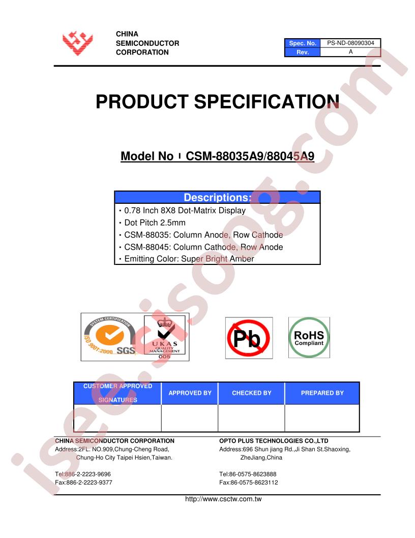 CSM-88035A9