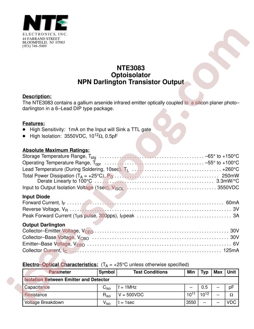 NTE3083