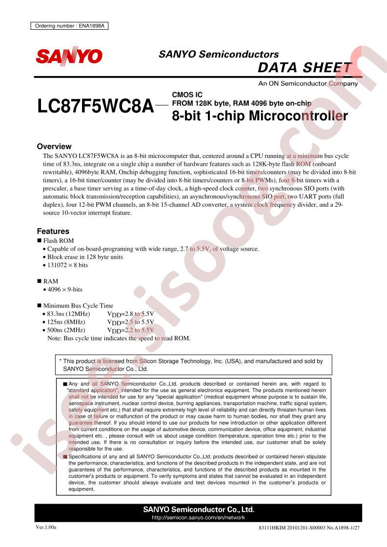 LC87F5WC8A