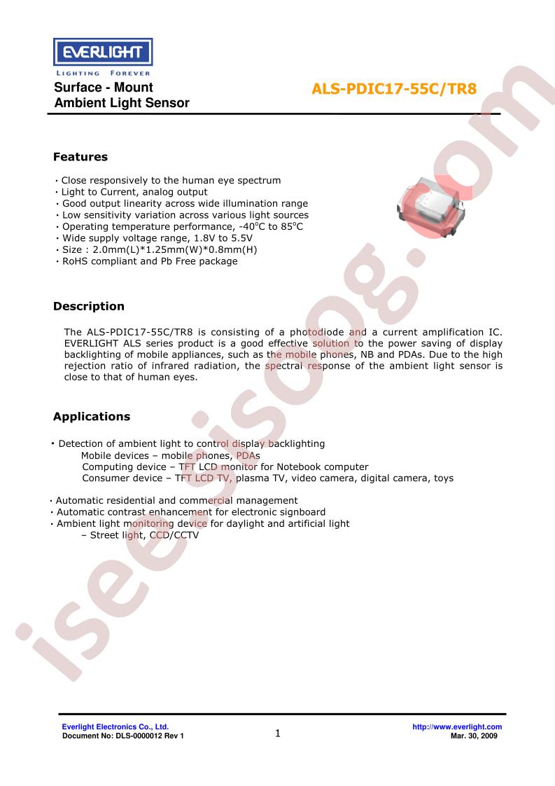 ALS-PDIC17-55C-TR8