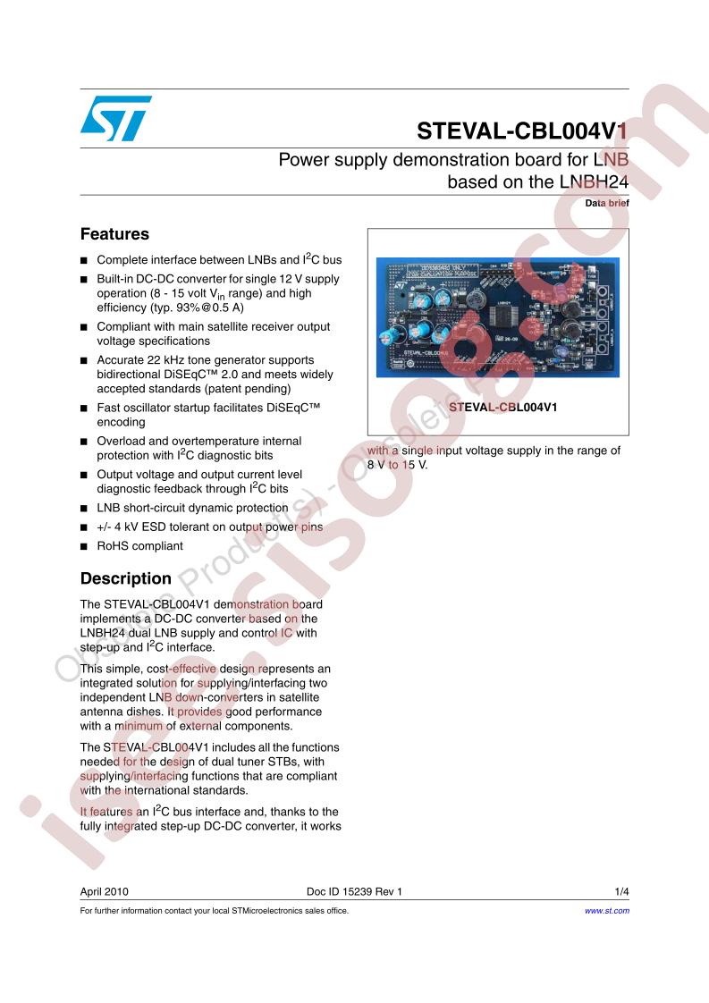 STEVAL-CBL004V1
