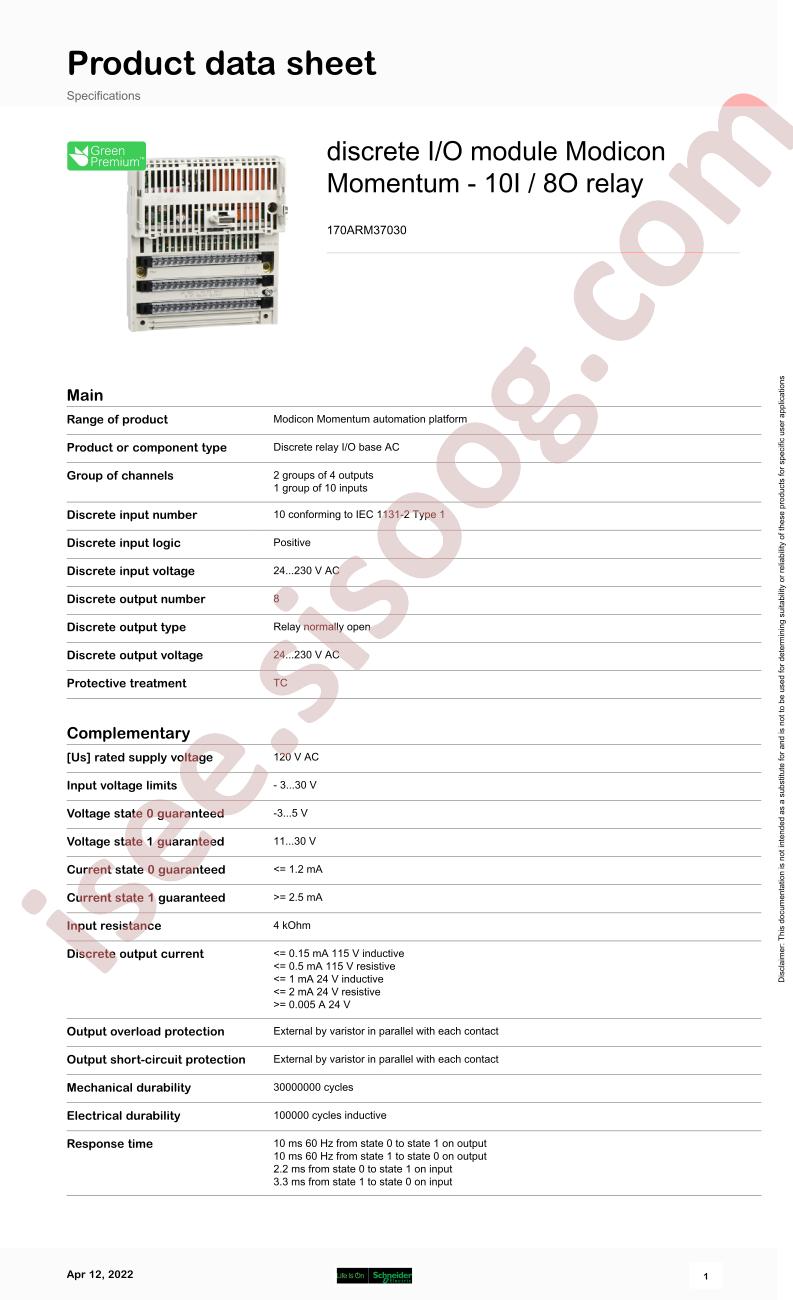 170ARM37030