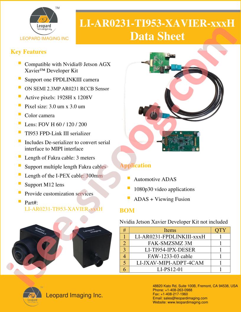 LI-AR0231-FPDLINKIII-060H