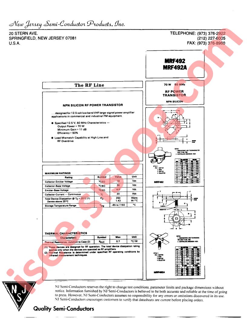MRF492