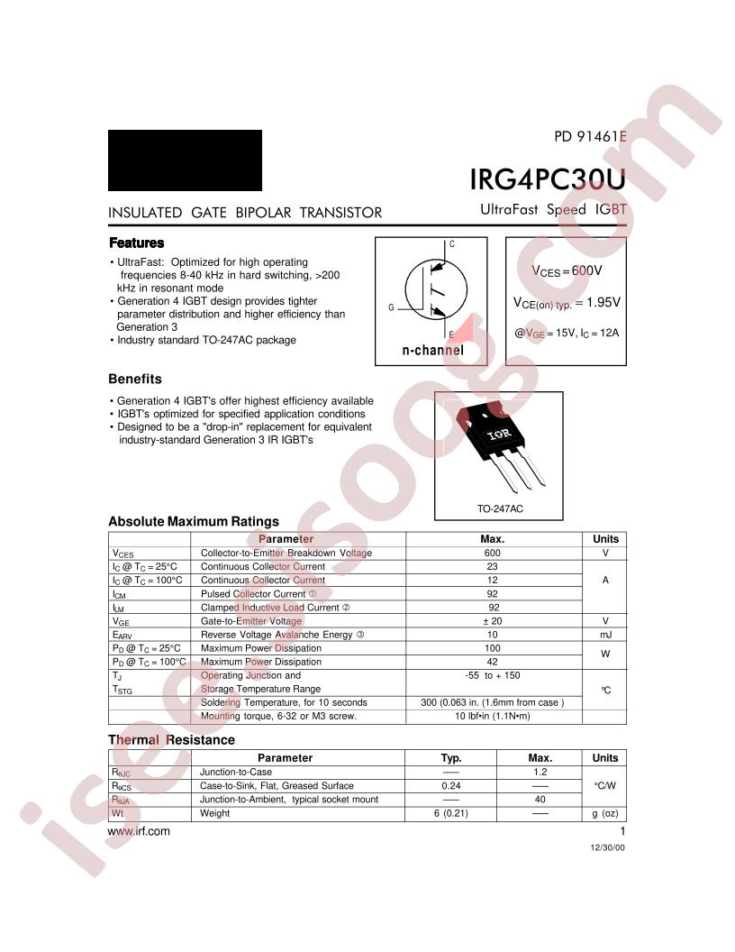 IRG4PC30U