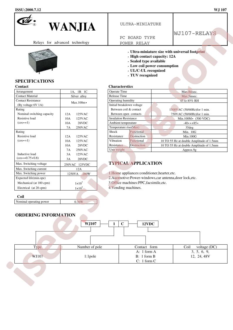 WJ1071A24VDC