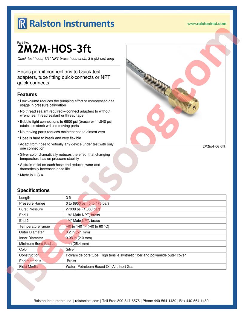 2M2M-HOS-3FT