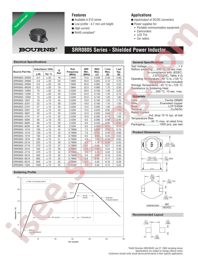 SRR0805-3R9M