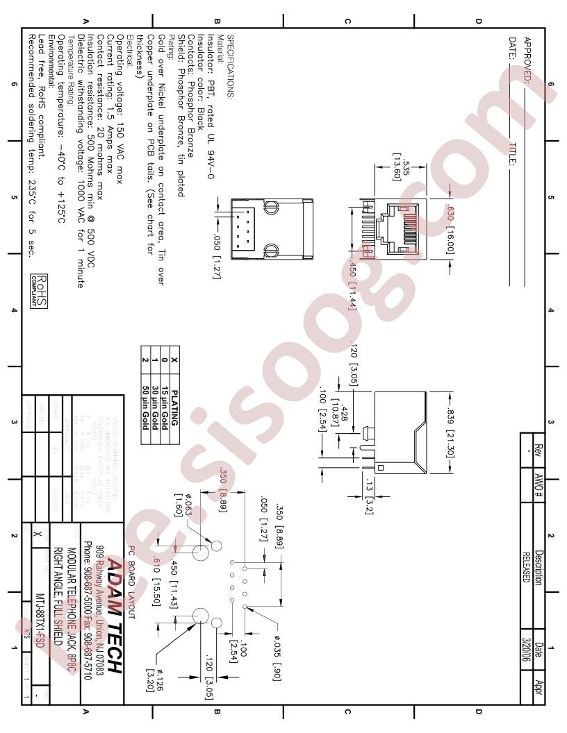 MTJ-88TX1-FSD