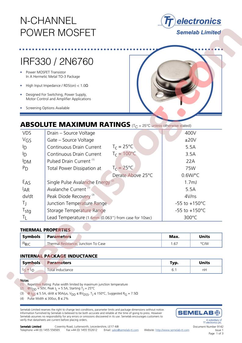 IRF330