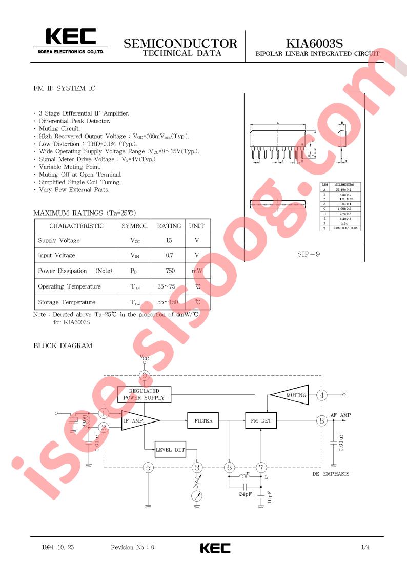 KIA6003S