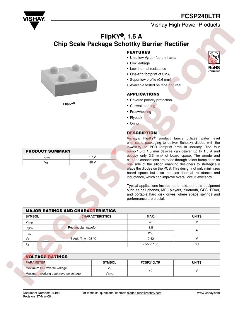 FCSP240LTR