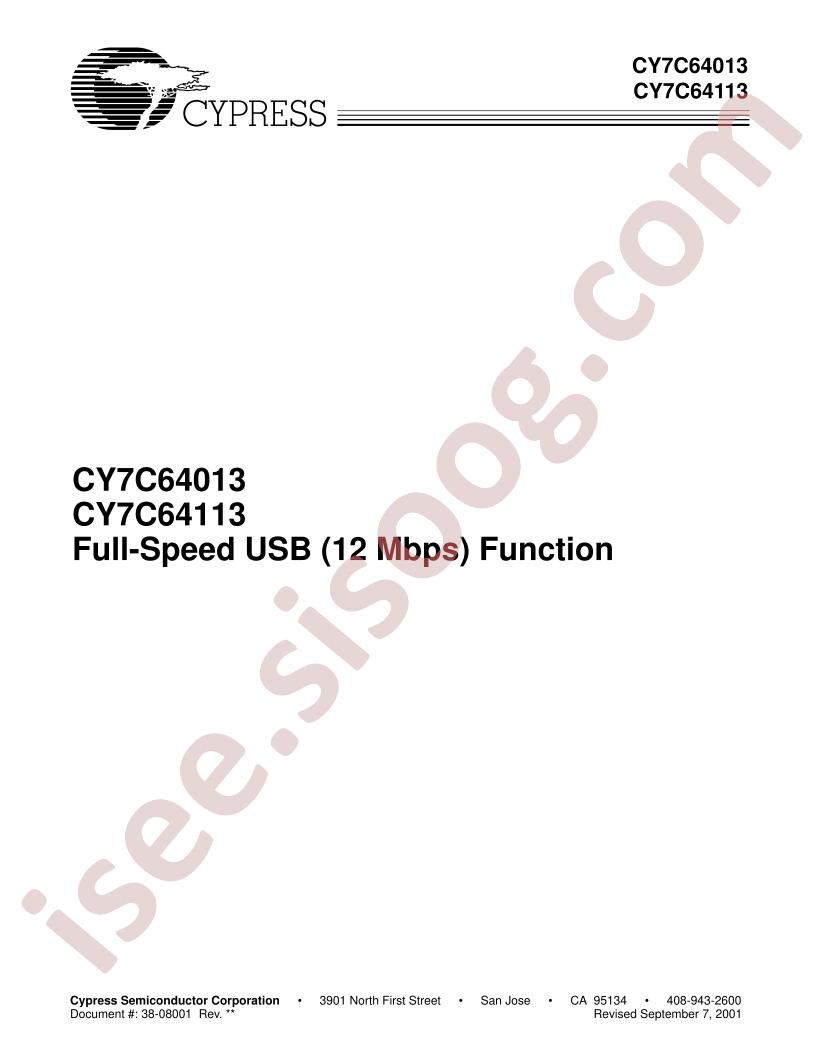 CY7C64013-PC