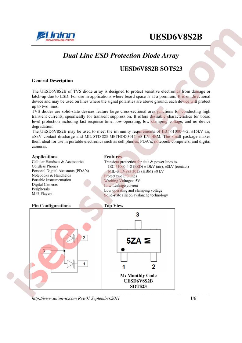 UESD6V8S2B