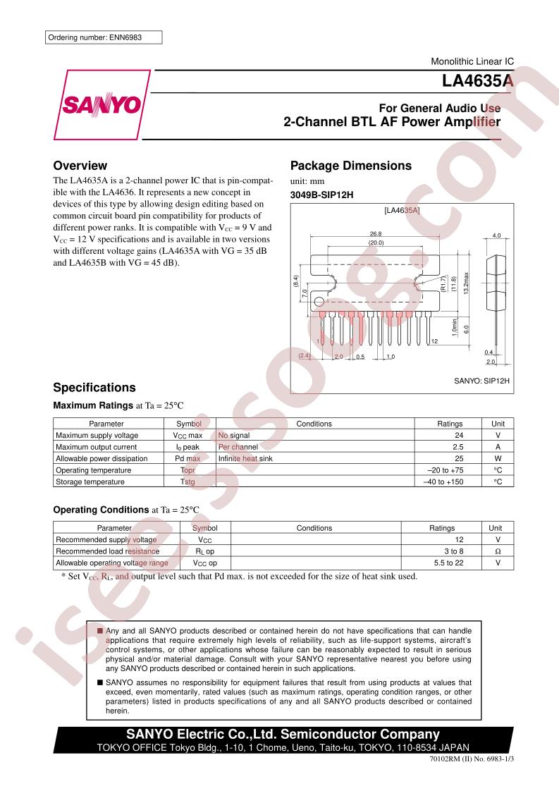 LA4635A