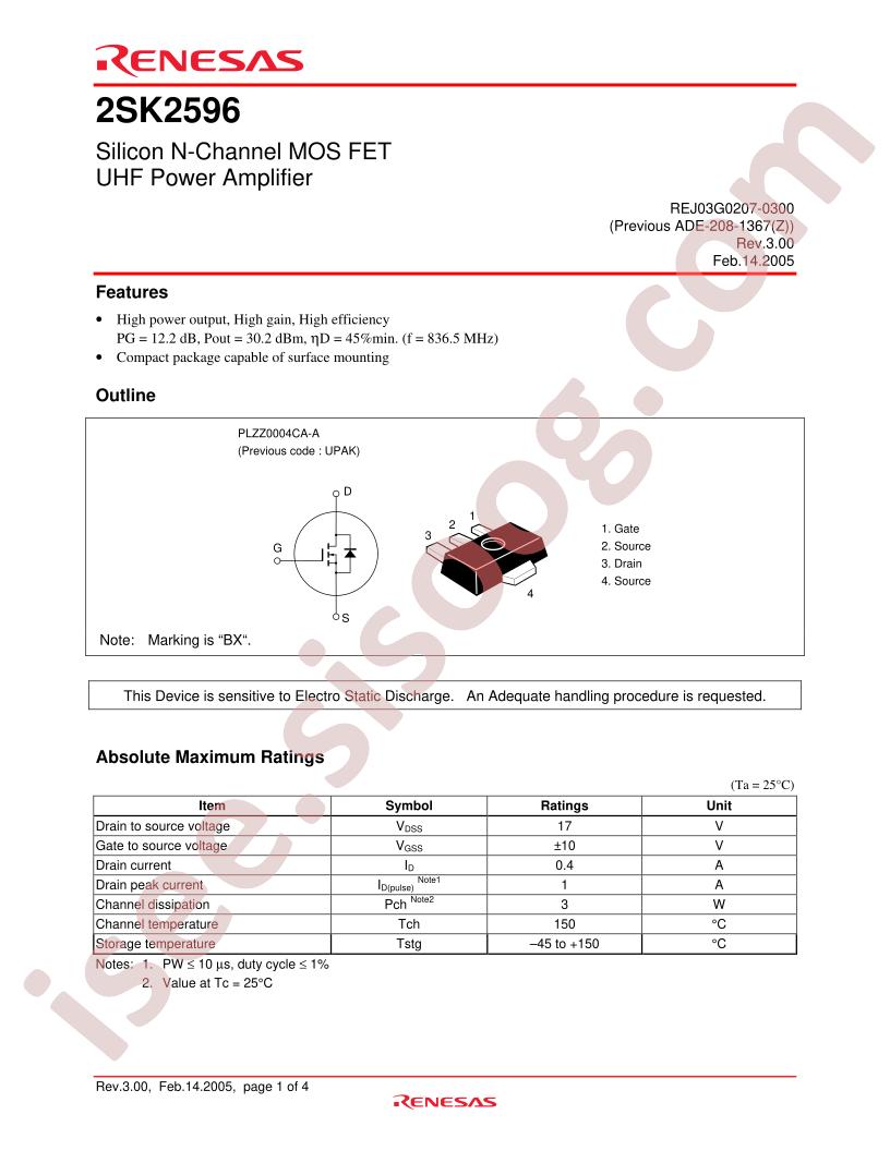 2SK2596BX