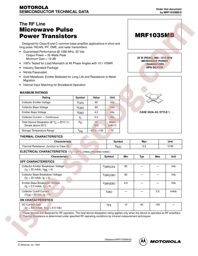 MRF1035MB