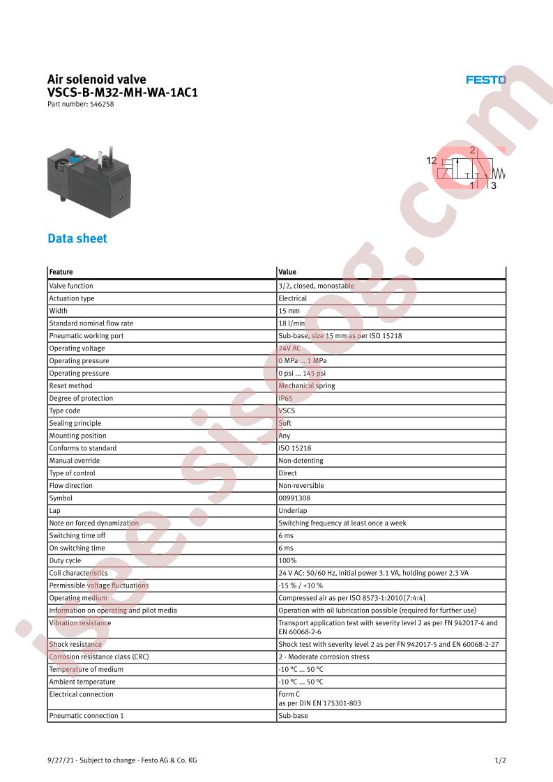 VSCS-B-M32-MH-WA-1AC1