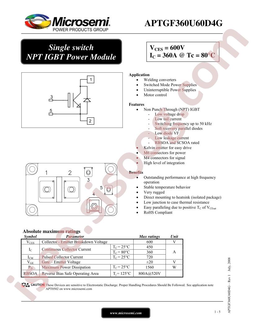 APTGF360U60D4G
