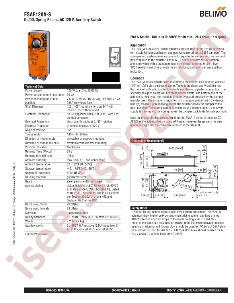 FSAF120A-S