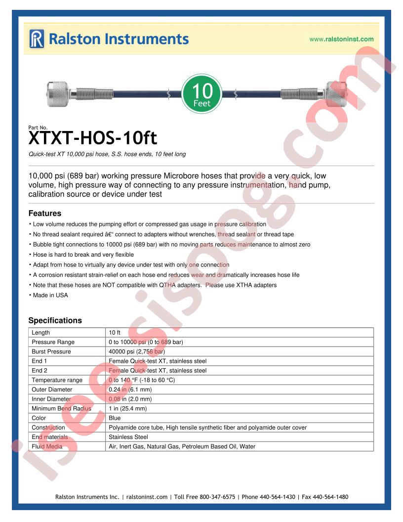 XTXT-HOS-10FT