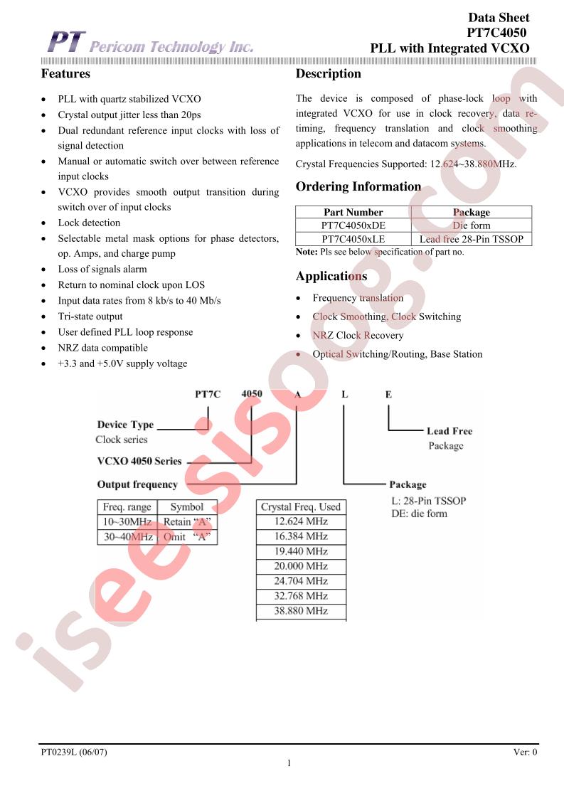 PT7C4050ADE