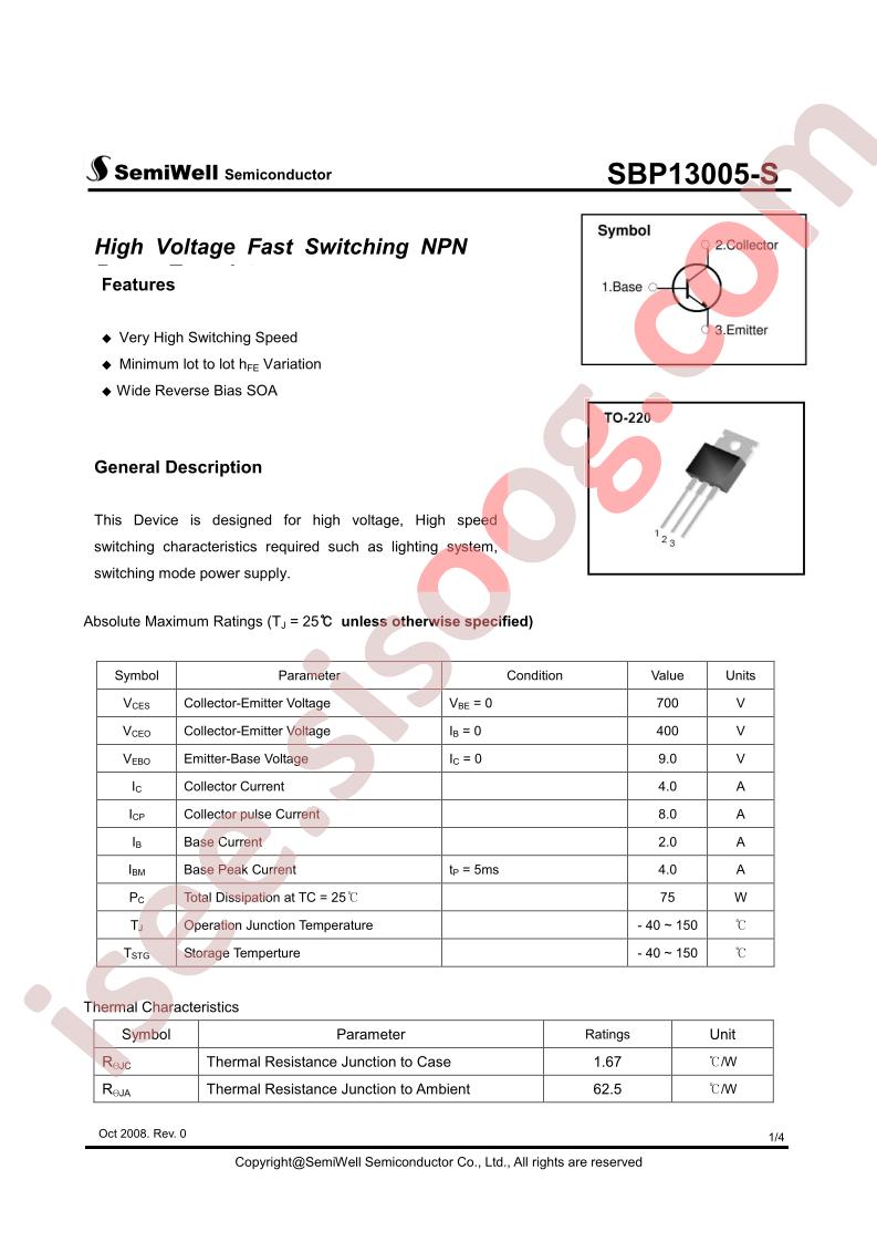 SBP13005-S