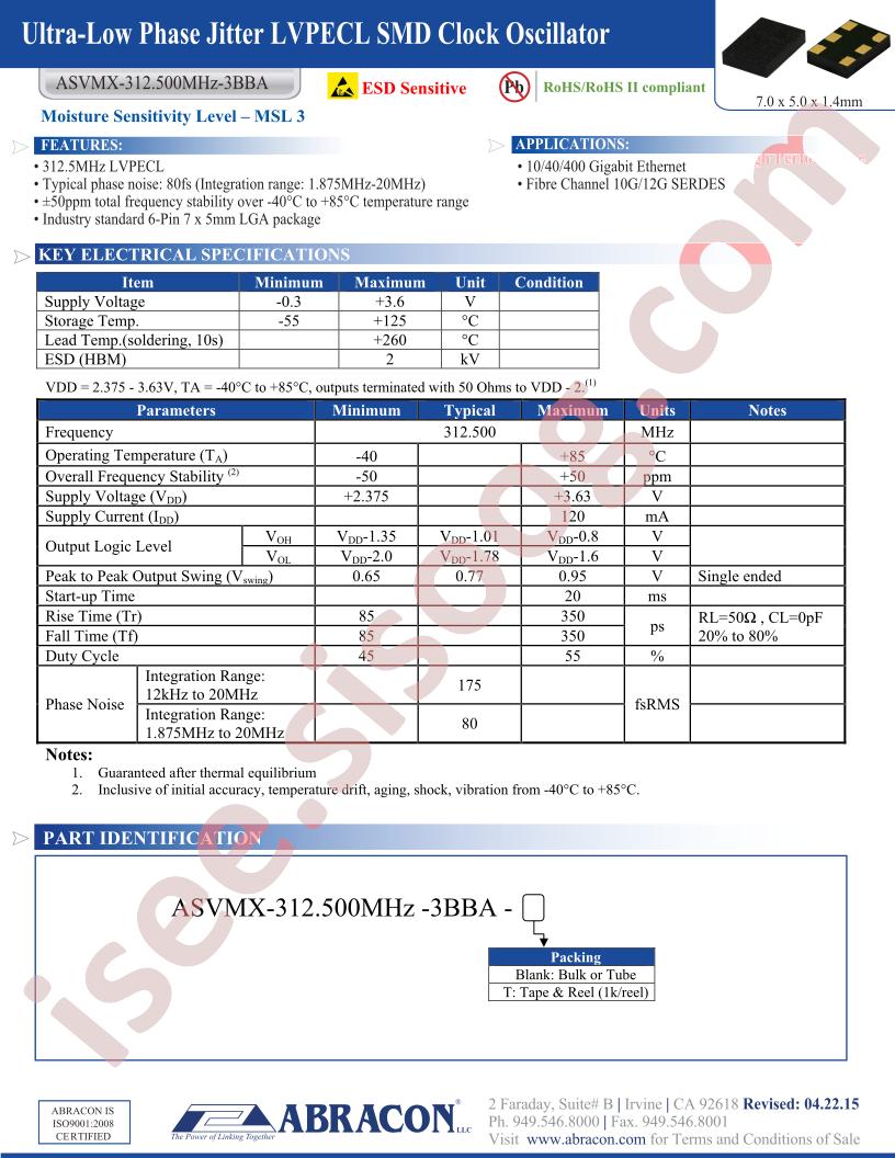 ASVMX-312.500MHZ-3BBA