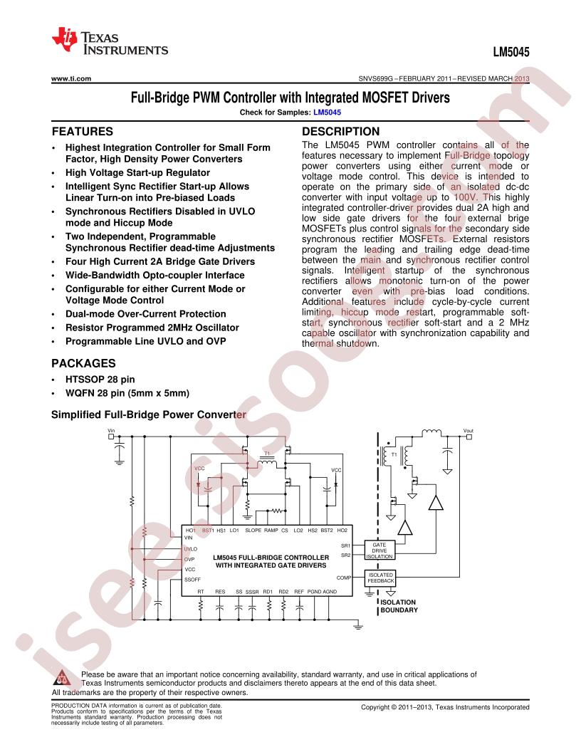 LM5045MH
