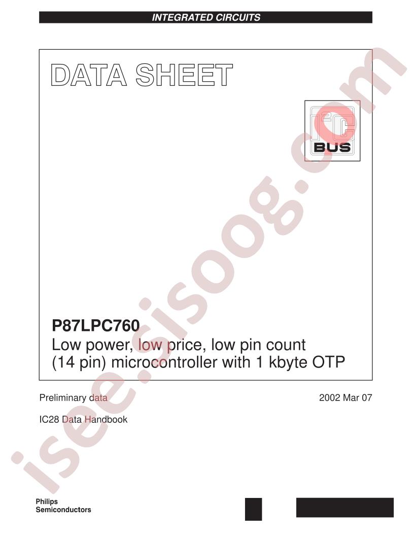 P87LPC760BDH