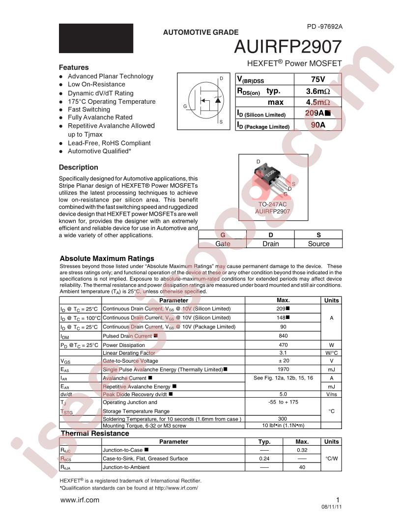 AUIRFP2907
