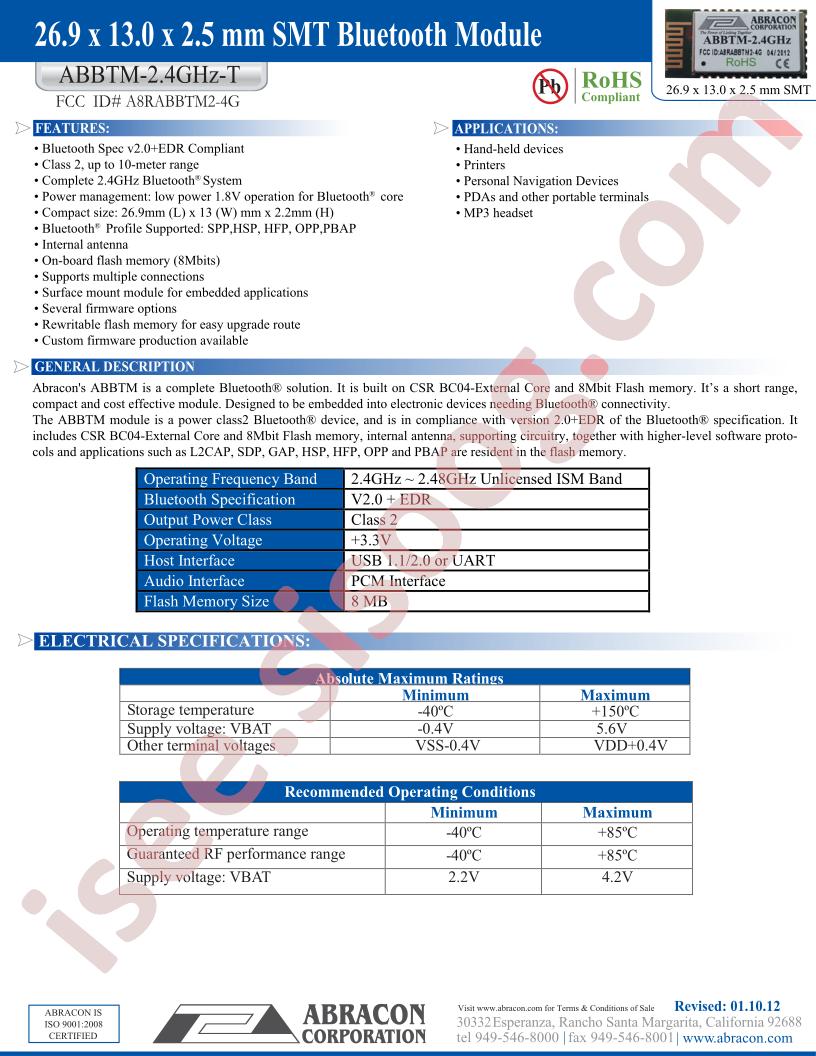 ABBTM-2.4GHZ-T