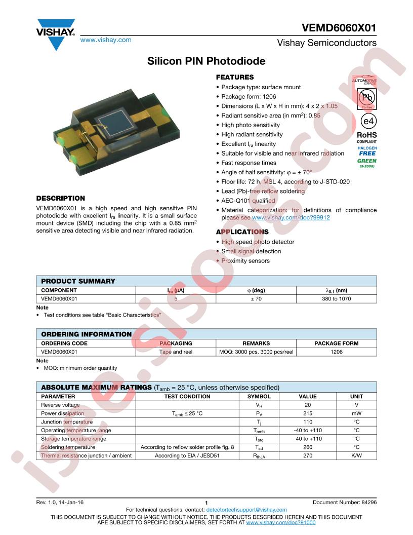 VEMD6060X01