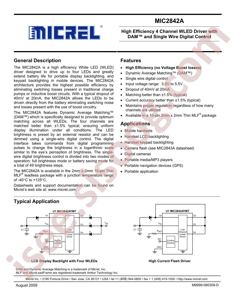 MIC2842A
