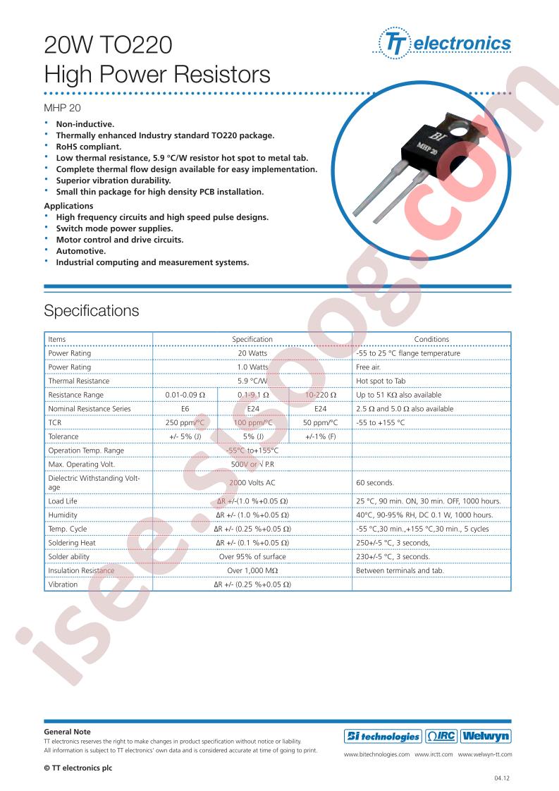 MHP20500J