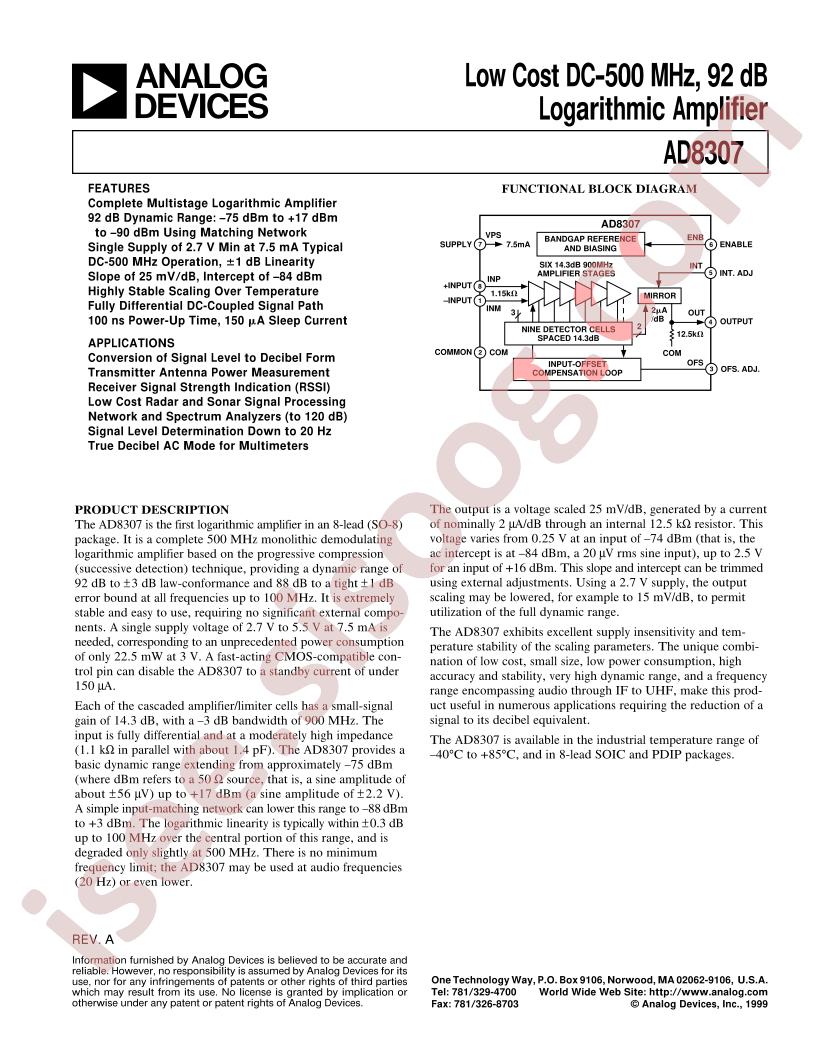 AD8307AR