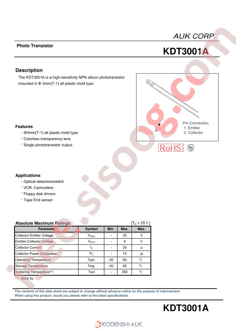 KDT3001A