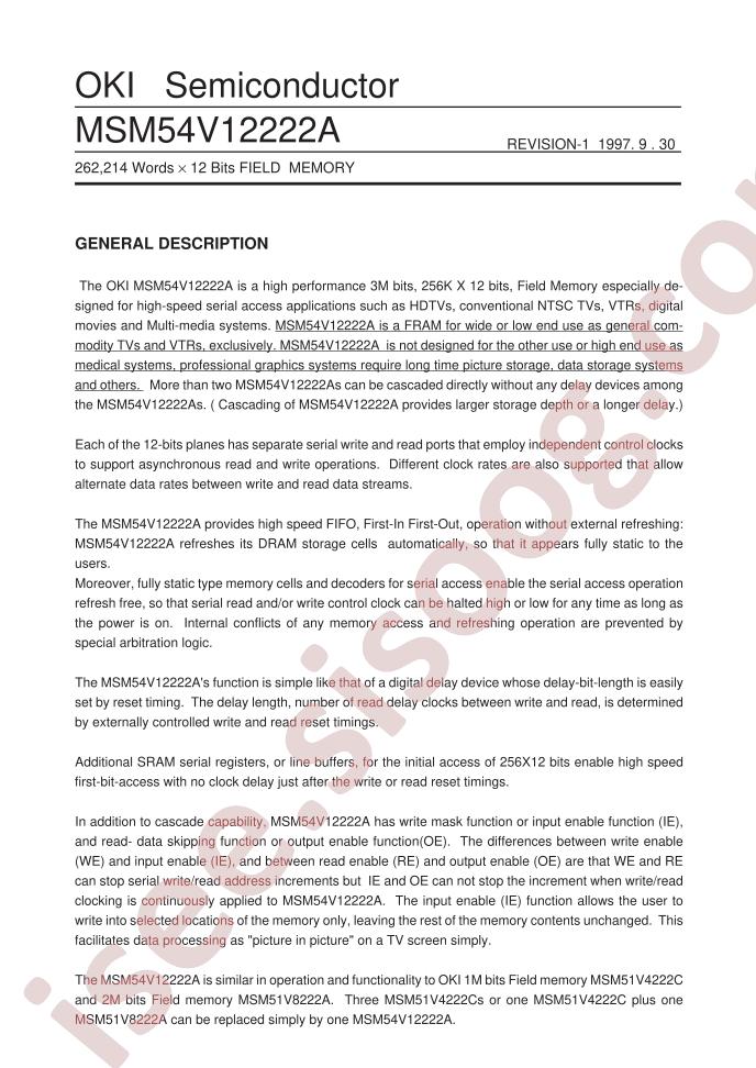 MSM54V12222A