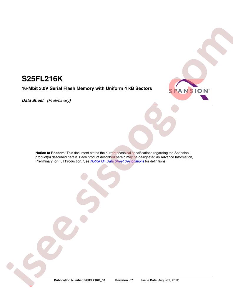 S25FL216K