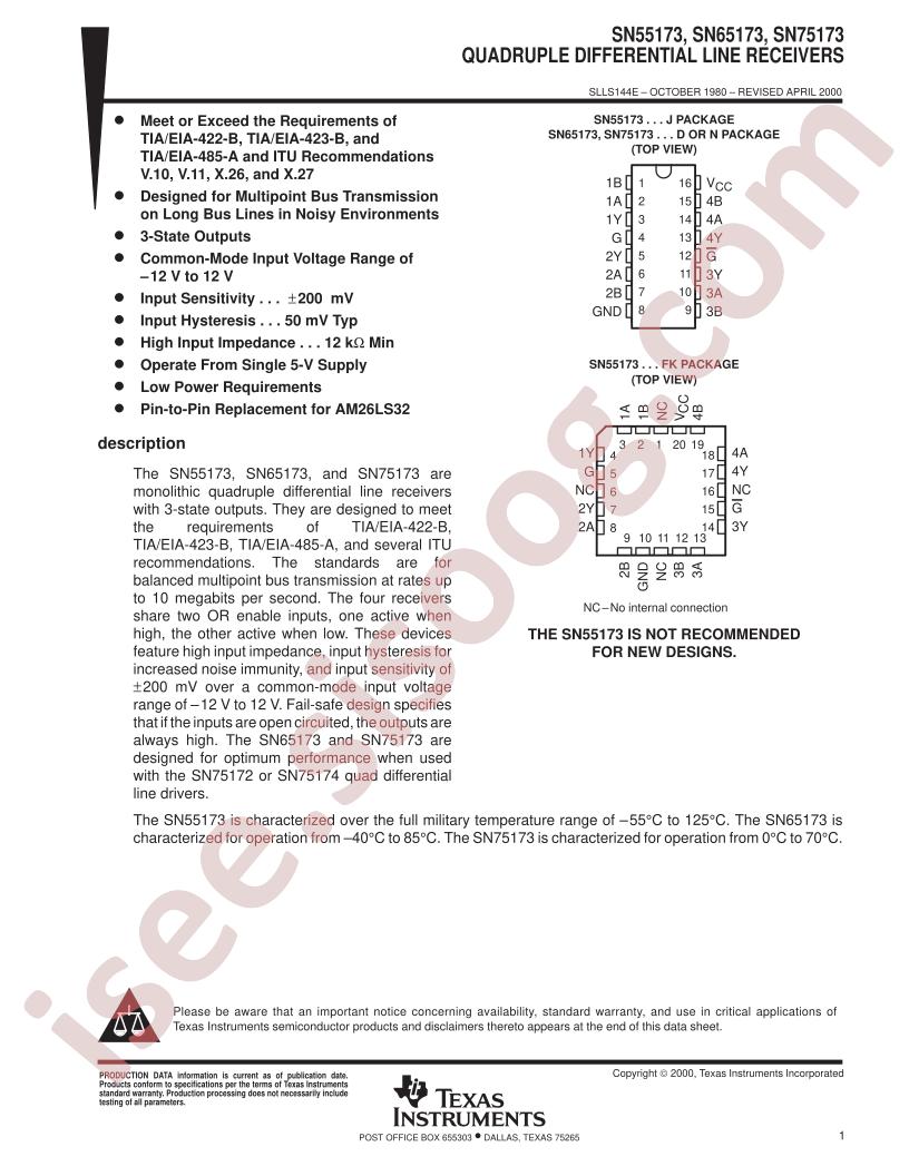 SN55173FK