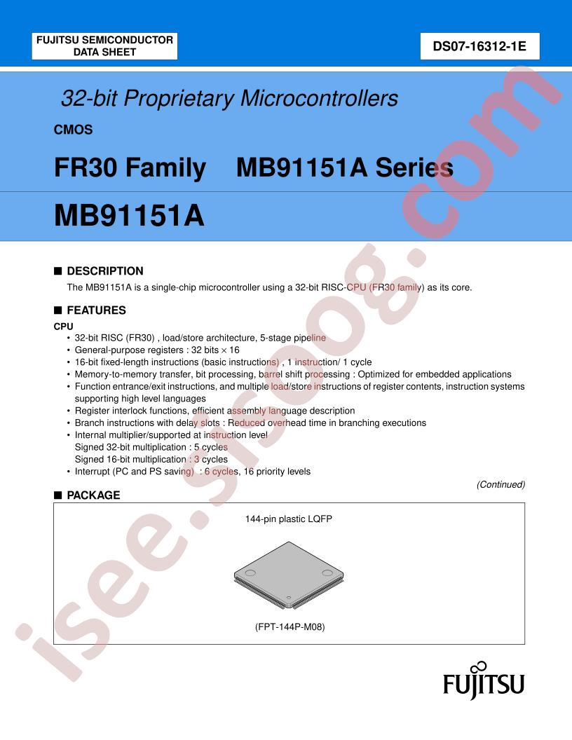 MB91151A