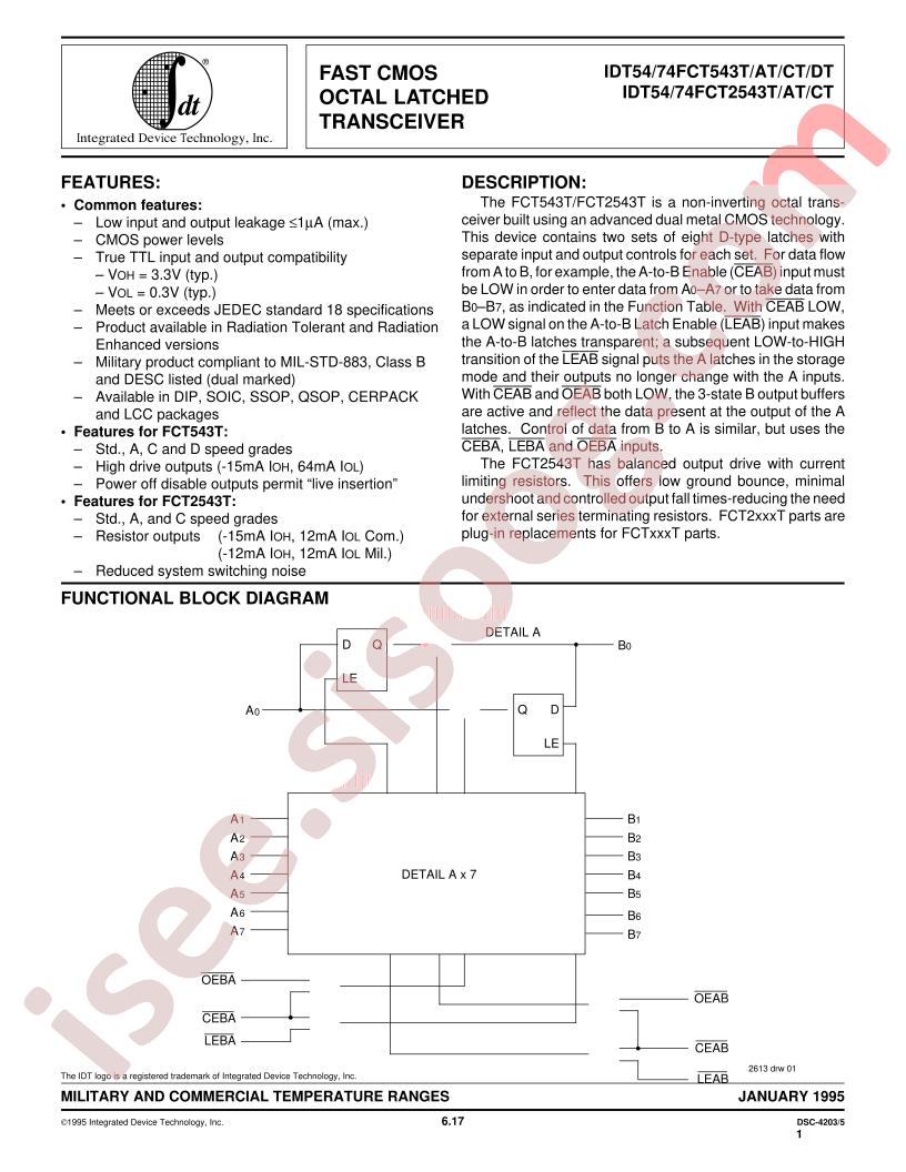 IDT74FCT543ATD