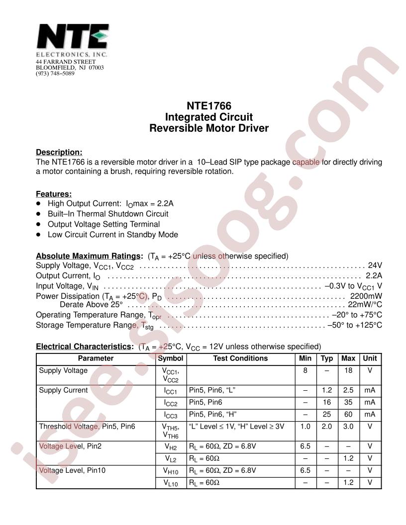 NTE1766