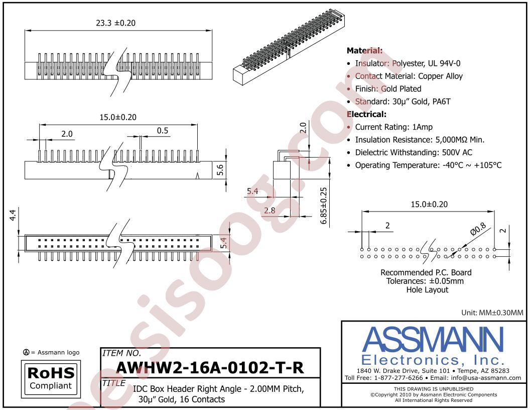 AWHW2-16A-0102-T-R