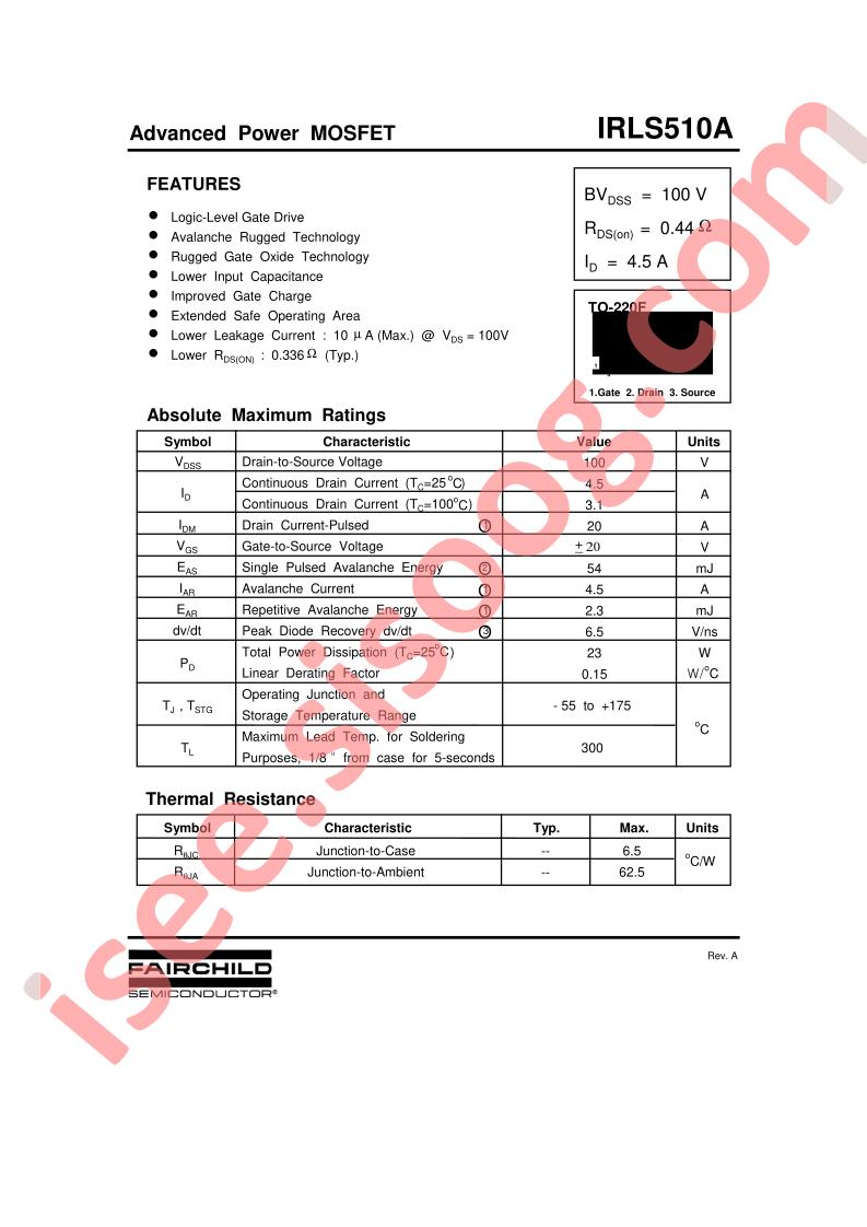 IRLS510A