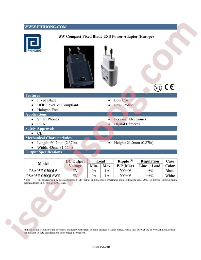 PSA05E-050QL6