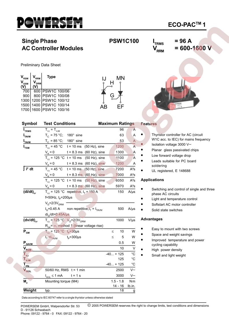 PSW1C100