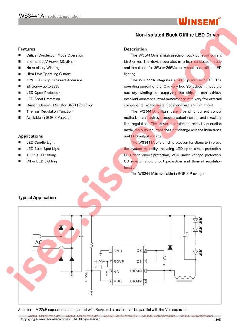 WS3441A