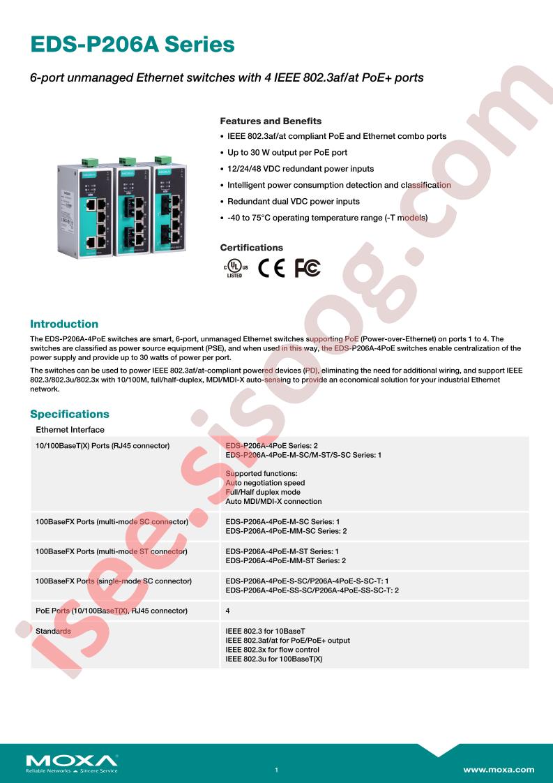 EDS-P206A-4POE-M-SC